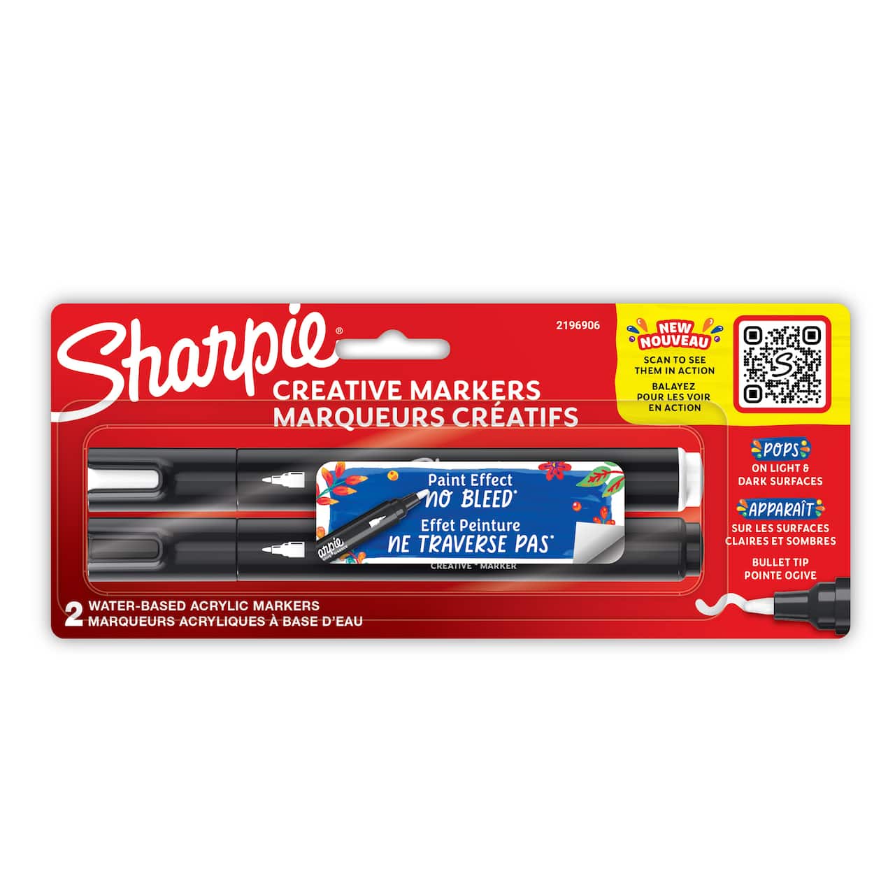 Sharpie Black White Bullet Tip Creative Markers Michaels sharpie-black-white-bullet-tip-creative-markers-michaels